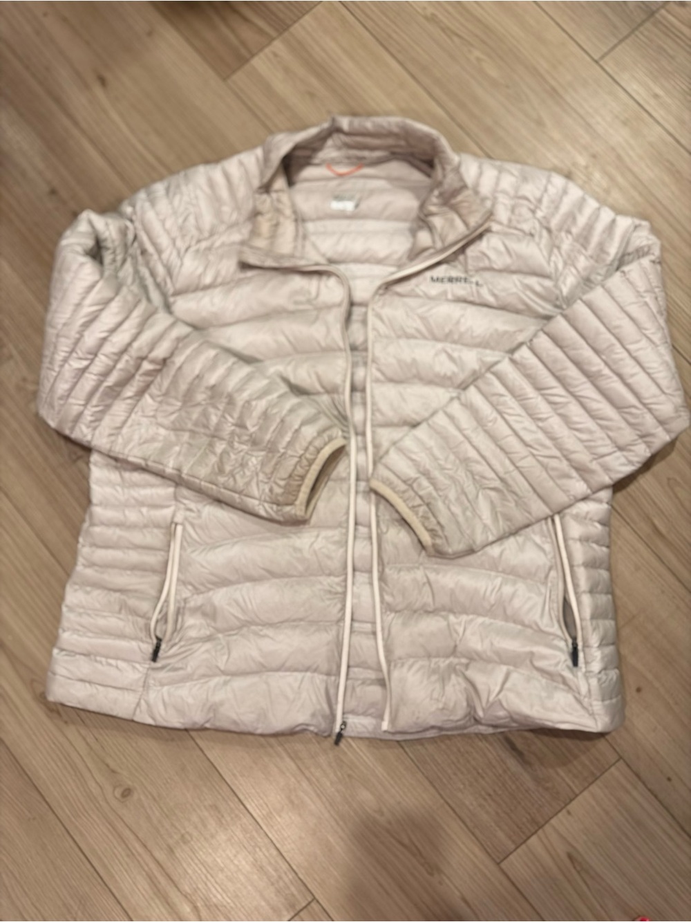 Merrell Women's XXL Cream Quilted Packable Puffer Jacket